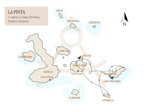 La Pinta Itinerary 1, Galapagos