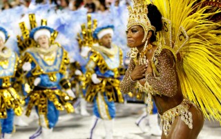 Rio Carnival dancer in the Sambadrome