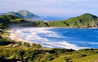 Praia do Rosa beach, southern Brazil