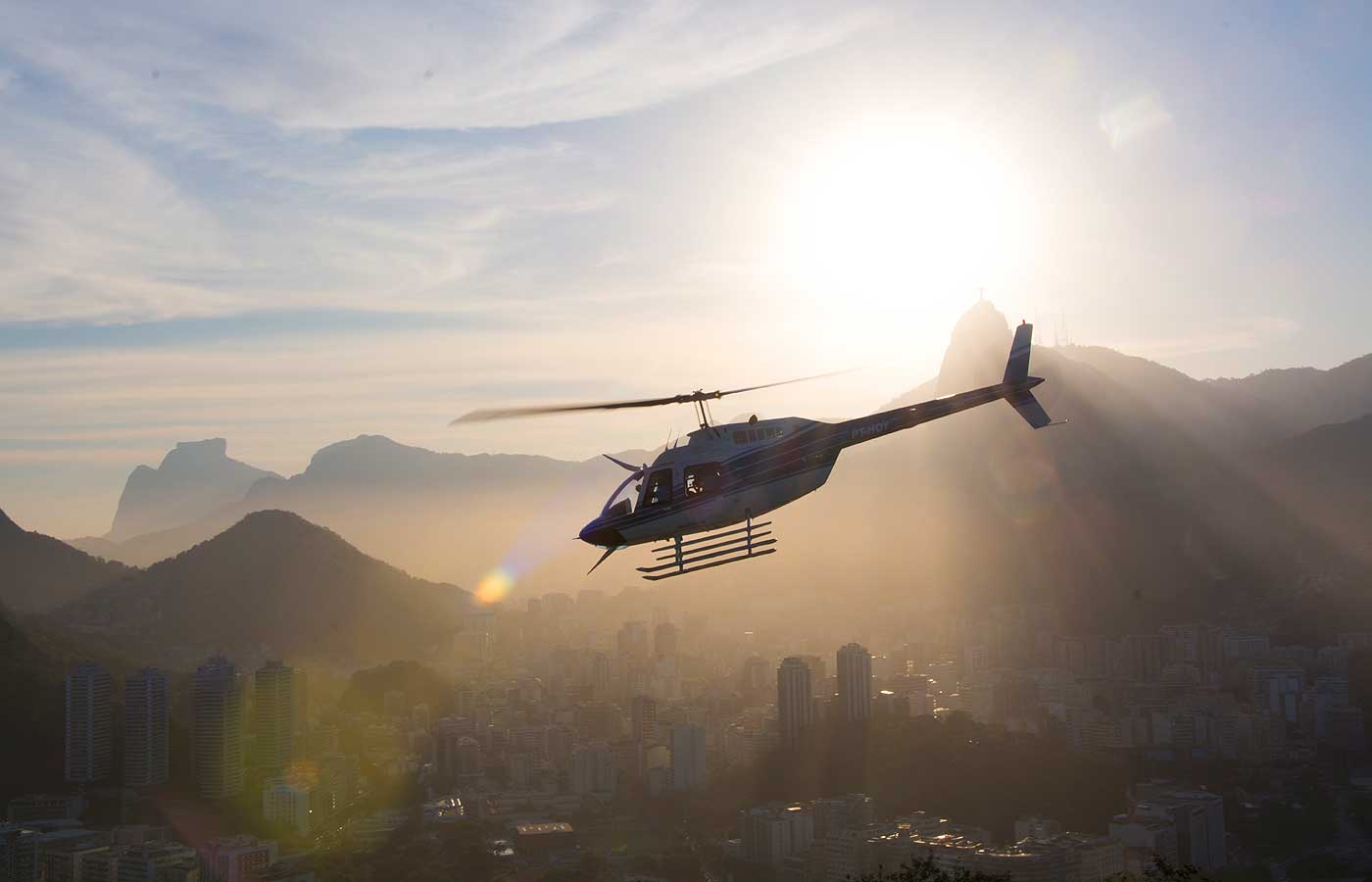 Helicopter over Rio de Janeiro, Brazil Helicopter over Rio de Janeiro, Brazil