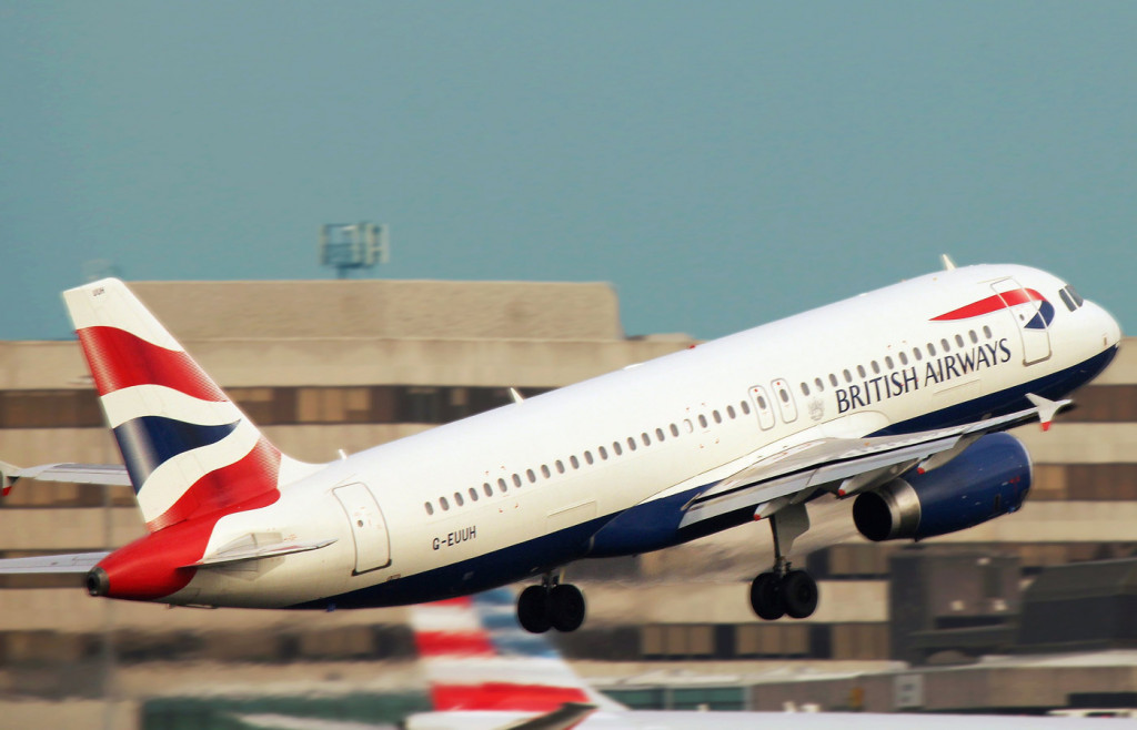 A British Airways plane