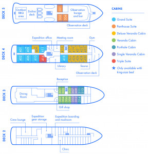 Magellan Explorer Deck Plan - Antarctica Cruise