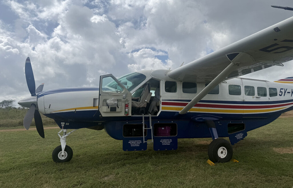 Yellow wings Charter flight. Plane, Kenya